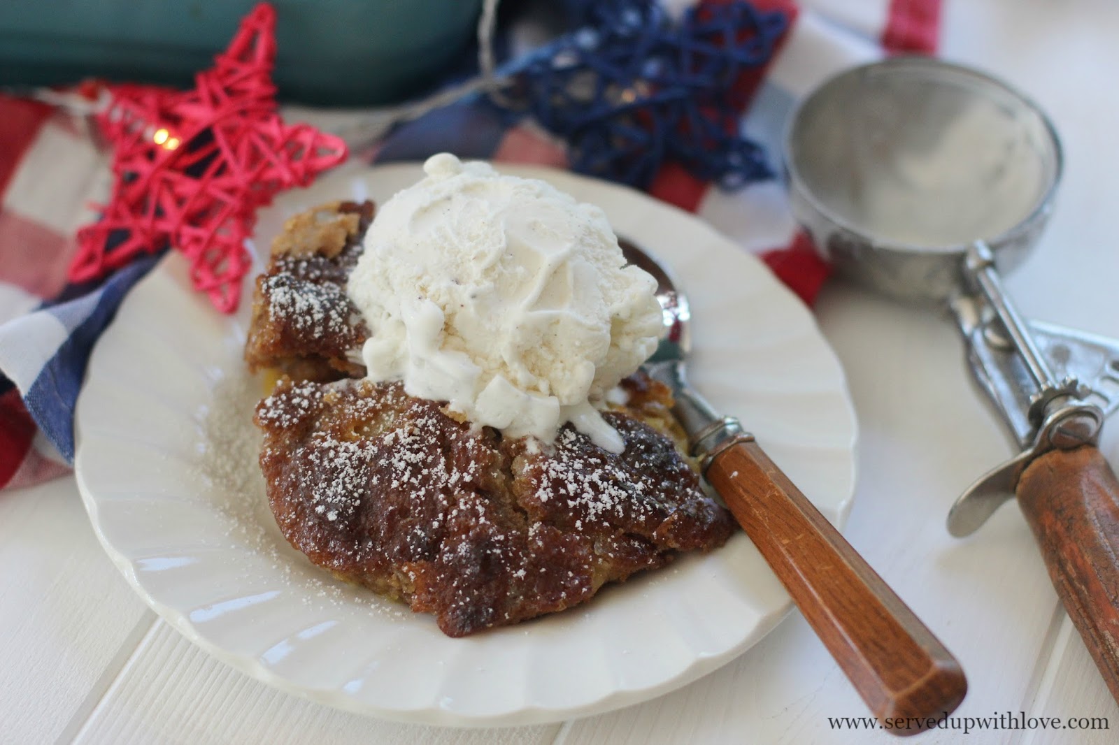 Cinnamon Donut Bread Pudding Served Up With Love