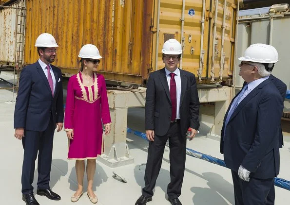 Prince Guillaume and Princess Stephanie visited Dubai Chamber of Commerce, Expo 2020 Dubai construction site and Dubai harbour