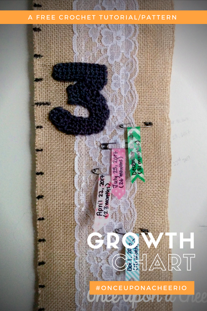 Crochet This Growth Chart, Free Pattern and Tutorial Crochet This Growth Chart, Free Pattern and Tutorial