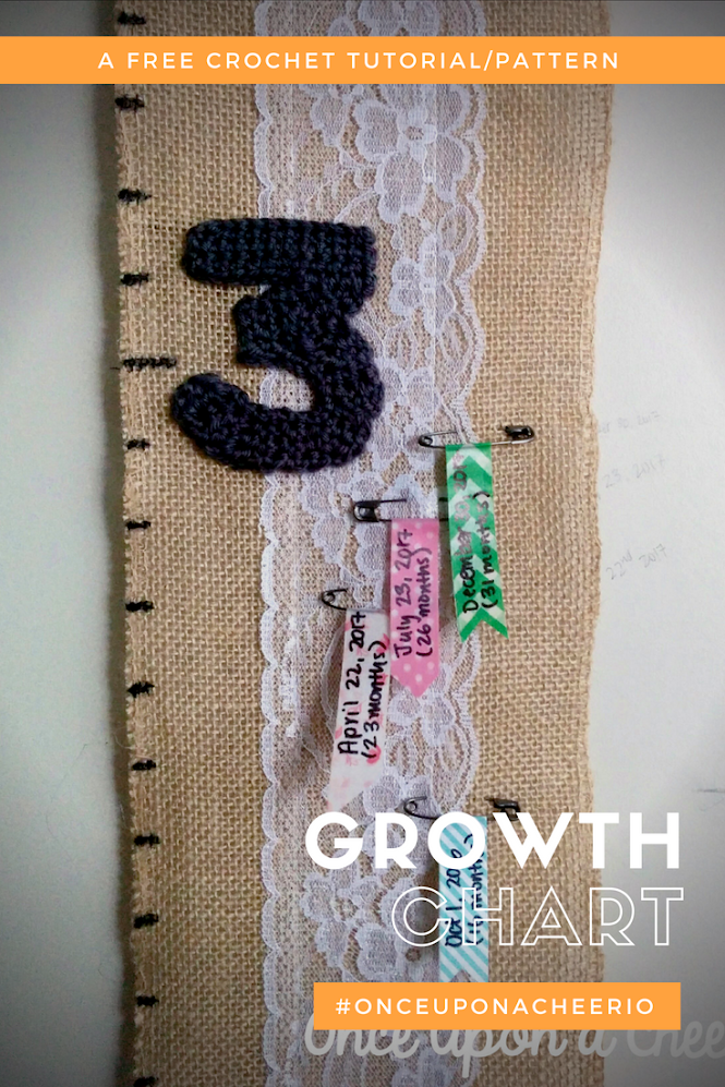 Crochet This Growth Chart, Free Pattern and Tutorial