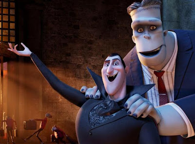 Dracula and Frankenstein's monster in Hotel Transylvania