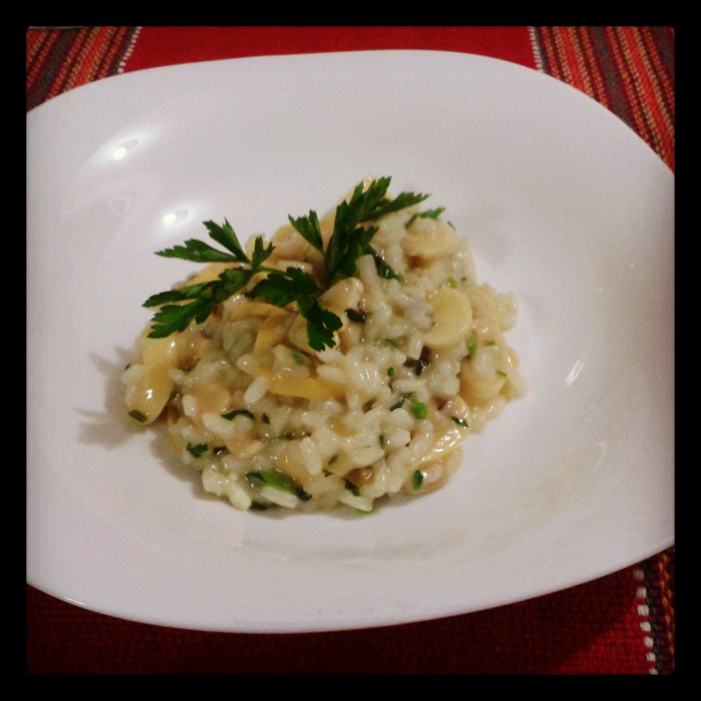 Risoto de champignon ao Receita Ricardo Guerra