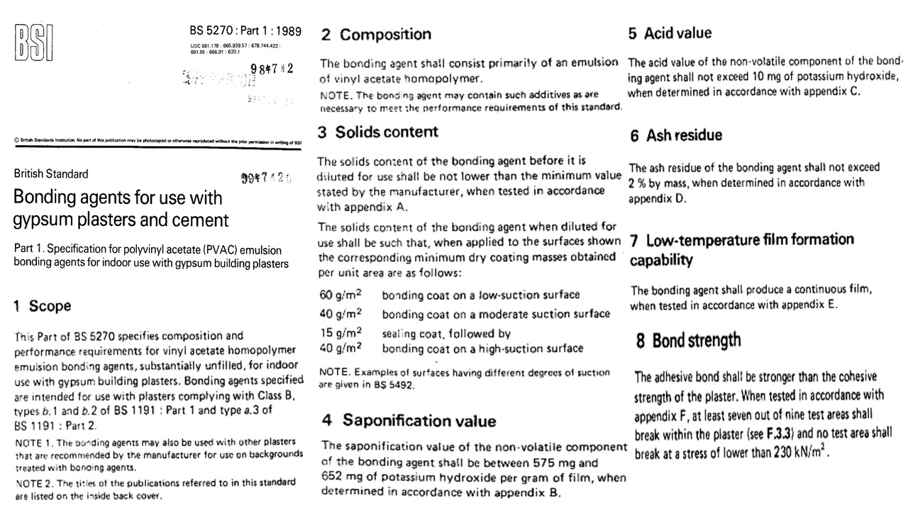 Technical BONDING AGENTS Technical note