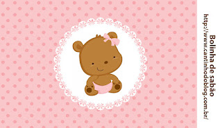 Teddy Bear in Polka Dots: Free Printable Mini Kit. Teddy Bear in Polka Dots Free Printable Labels.