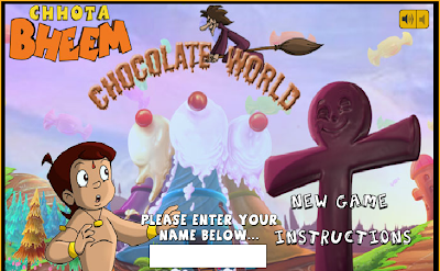 chota bheem chocolate world game