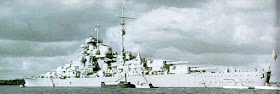 WW2 Battle of the Atlantic - BISMARCK in Kiel Harbour 1940