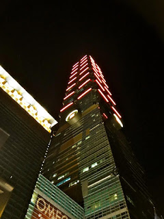Night time Taipei 101 Taiwan