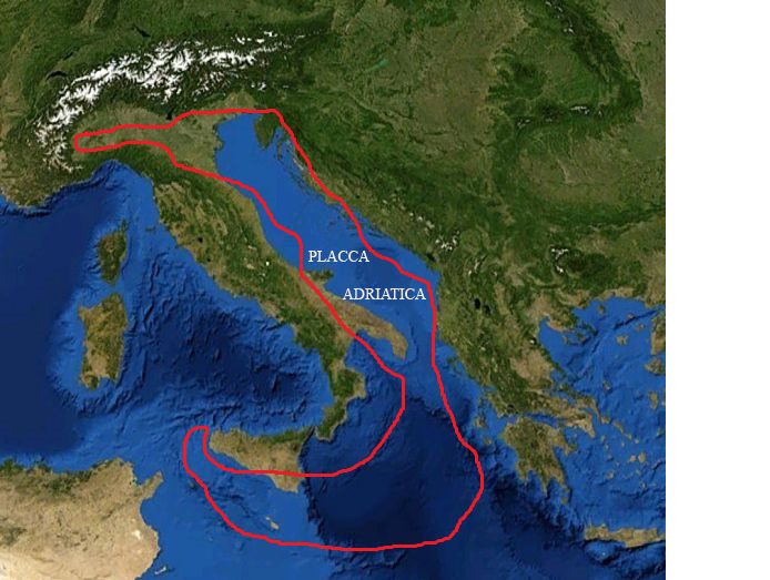 LA PLACCA ADRIATICA ED I TERREMOTI IN ITALIA / ADRIATICA's PLAQUE AND