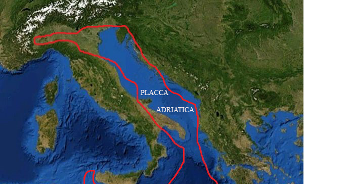 LA PLACCA ADRIATICA ED I TERREMOTI IN ITALIA / ADRIATICA's PLAQUE AND