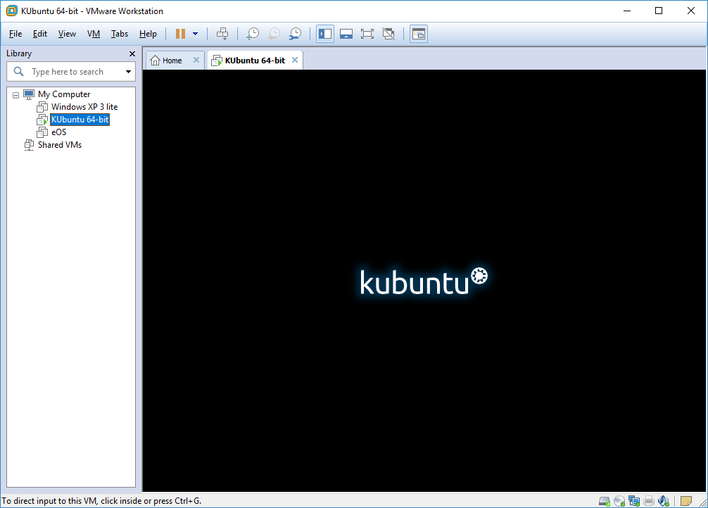 Install Kubuntu 16.04.1 LTS on VMWare download image