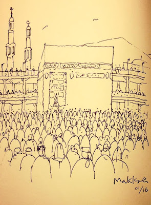 Sketsa Makkah dan Madinah Karya Ridwan Kamil 3