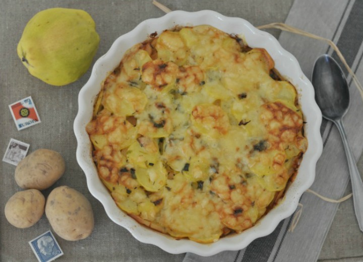 Potatoe-Quinces-Casserole - glutenfree and vegetarian