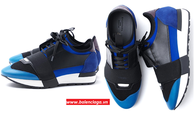 Giày thể thao Balenciaga Race runners xanh đen nam nữ