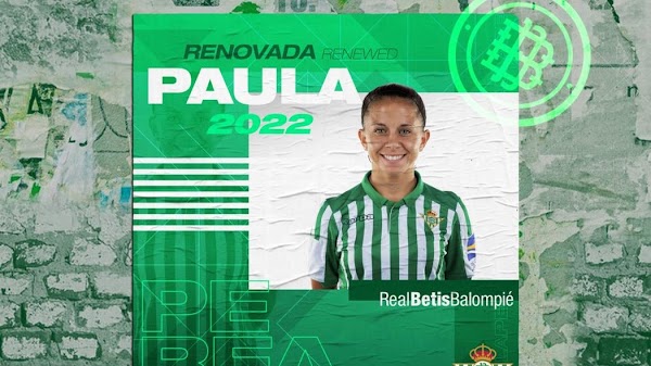 Oficial: Betis Féminas, renueva Paula Perea hasta 2022