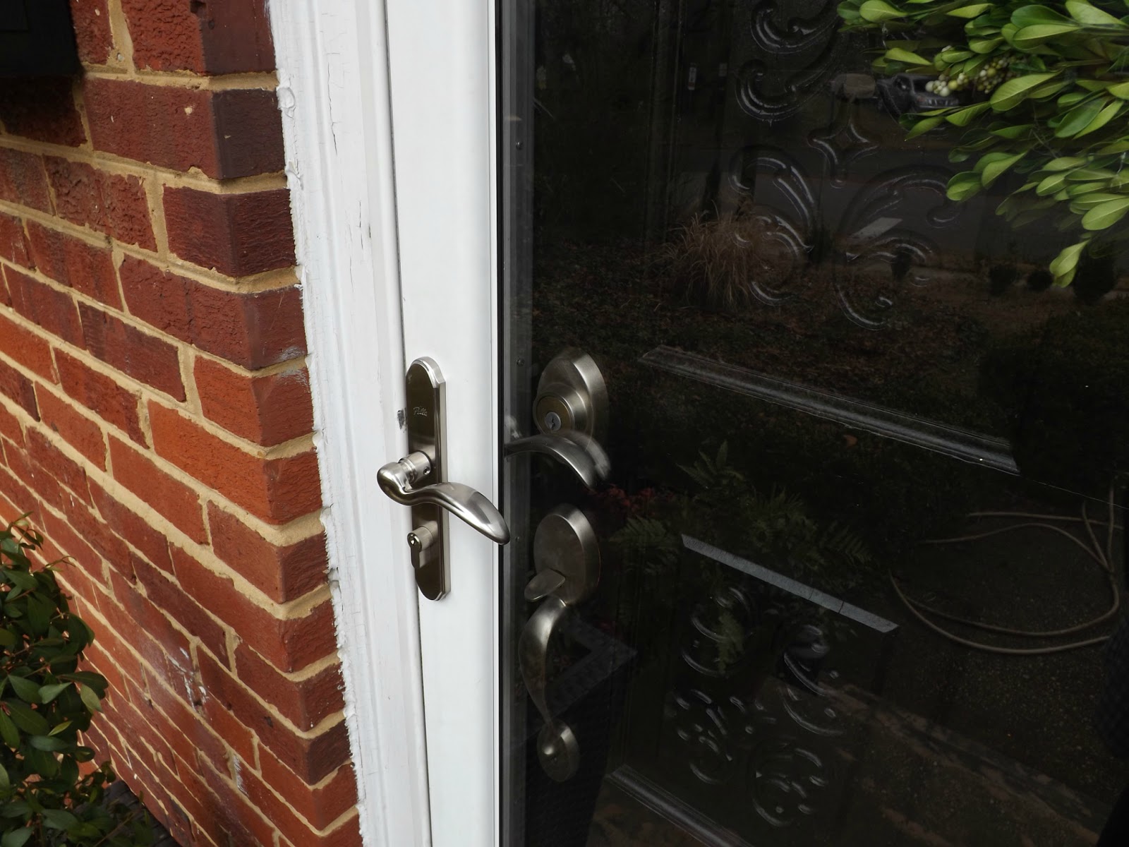 HOME FOOD GARDEN Time to Replace the Storm Door Handle