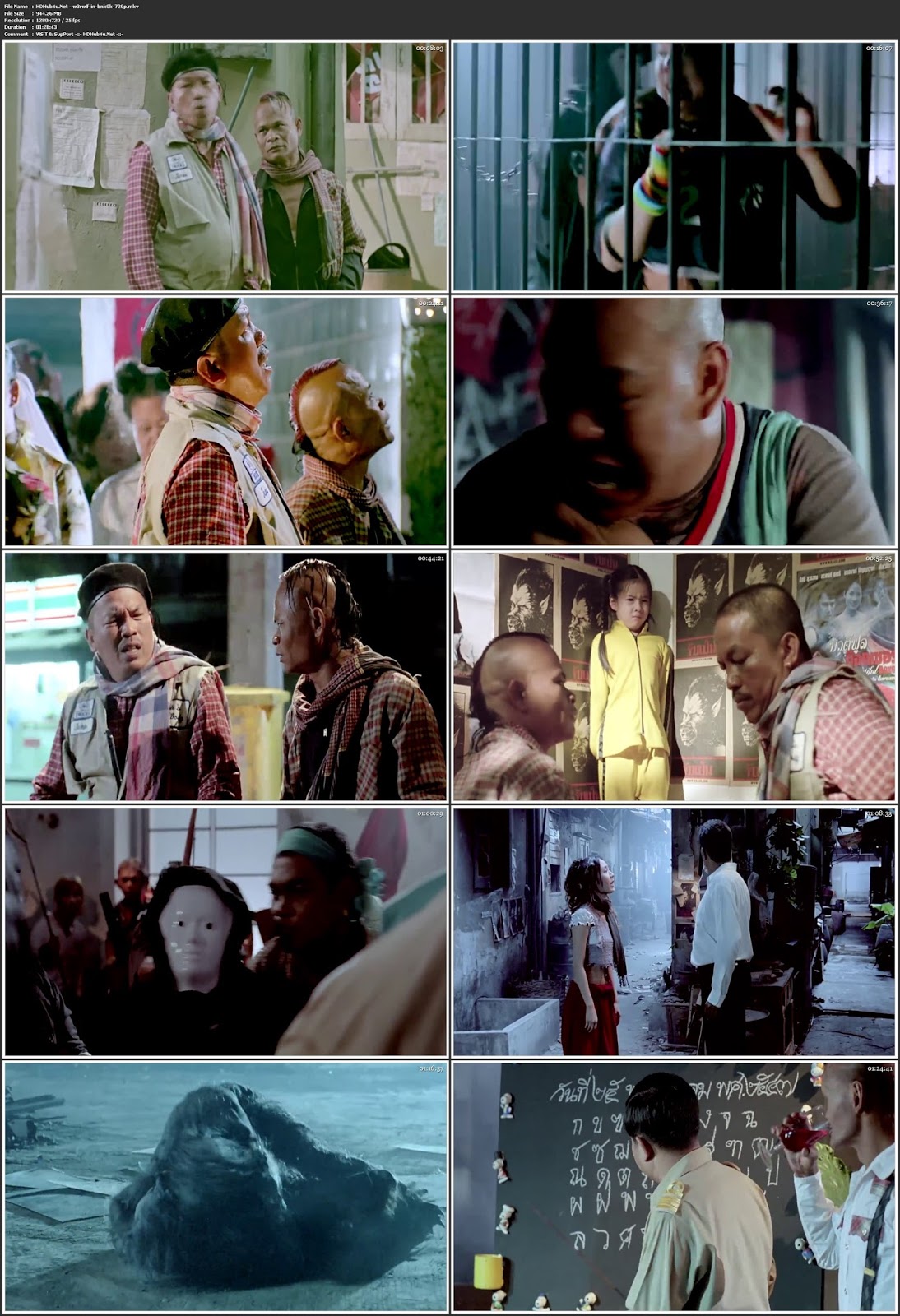 Werewolf In Bangkok 2005 300MB Hindi Thai Dual Audio 480p HDRip Esubs Download