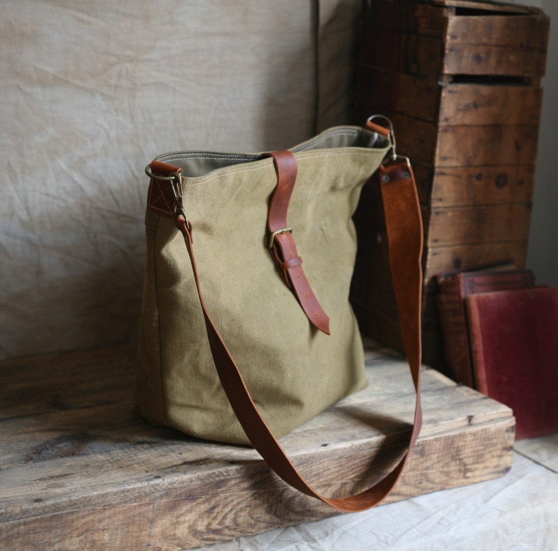 FORESTBOUND CANVAS BUCKET BAG