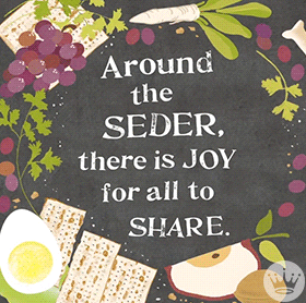 around the seder, there is joy for all to share