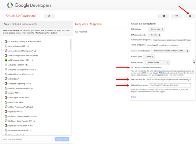 Cara Mendapatkan OAuth 2 API Token untuk Semua Layanan Google