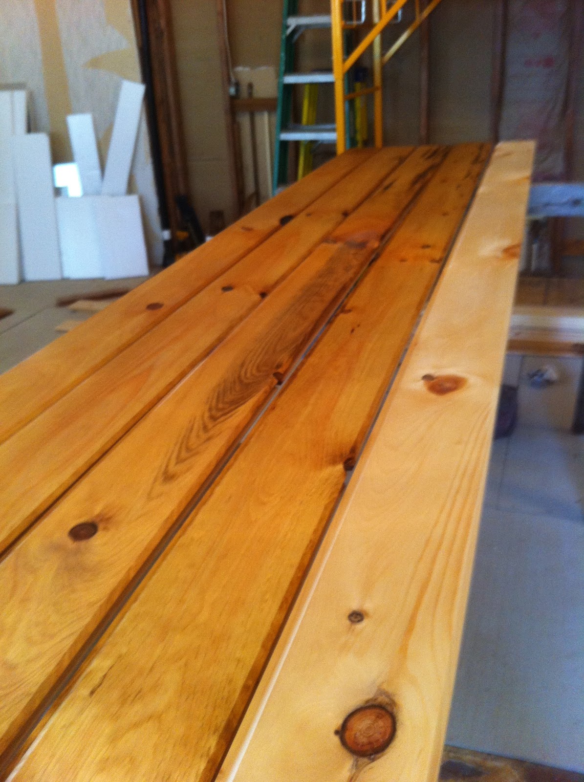 Once Upon a Cedar House Installing a Pine Tongue and Groove Ceiling