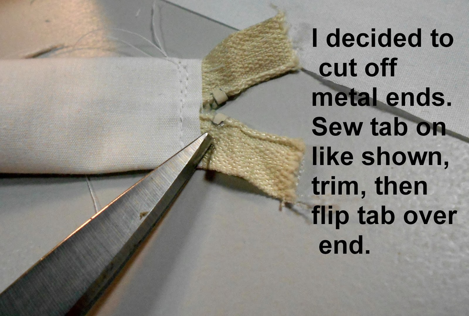 Running With Rocket Zipper Tabs Sewing Tutorial