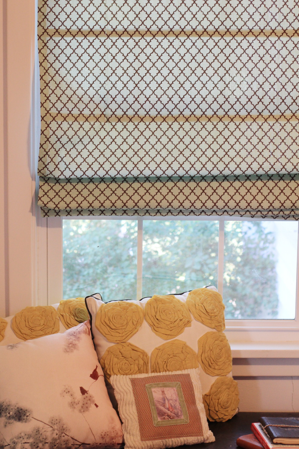 sassafras blinds to roman shades diy