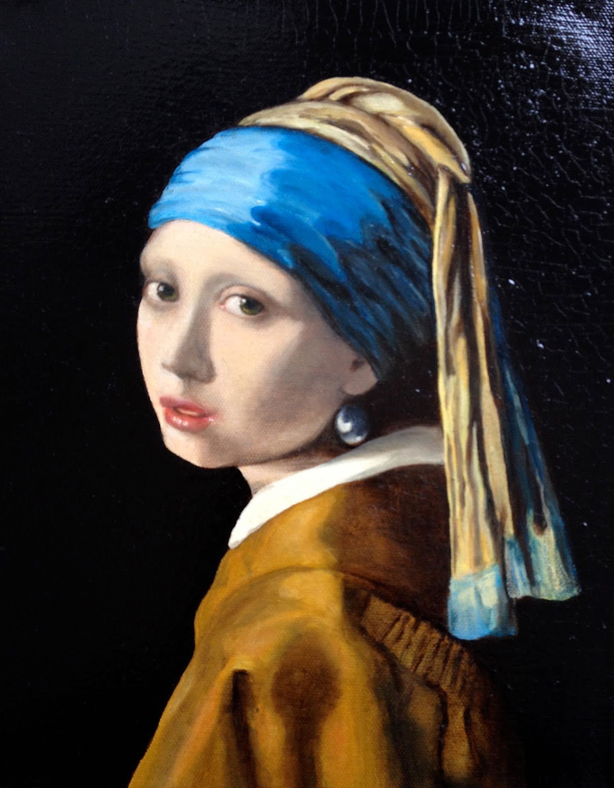 La Jeune Fille à La Perle Peintre Atelier d'Hélène: Peindre la jeune fille à la perle