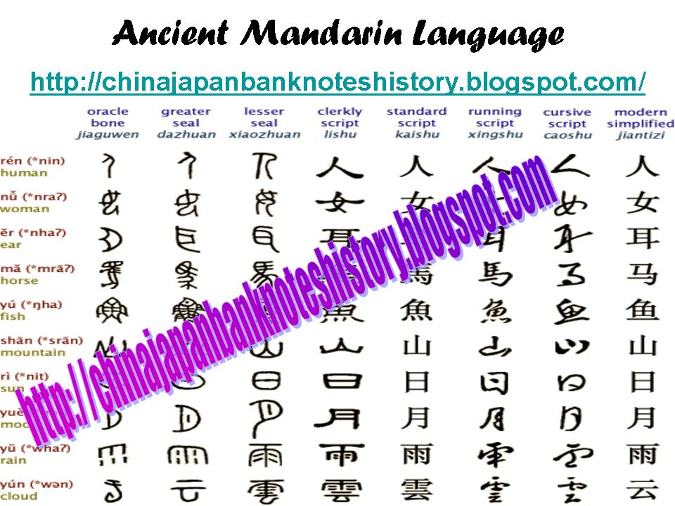 HISTORY AND CHINA JAPAN BANKNOTES ANCIENT MANDARIN