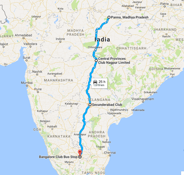 RADventure2 (Part 5) Panna Nagpur Hyderabad Bangalore 13