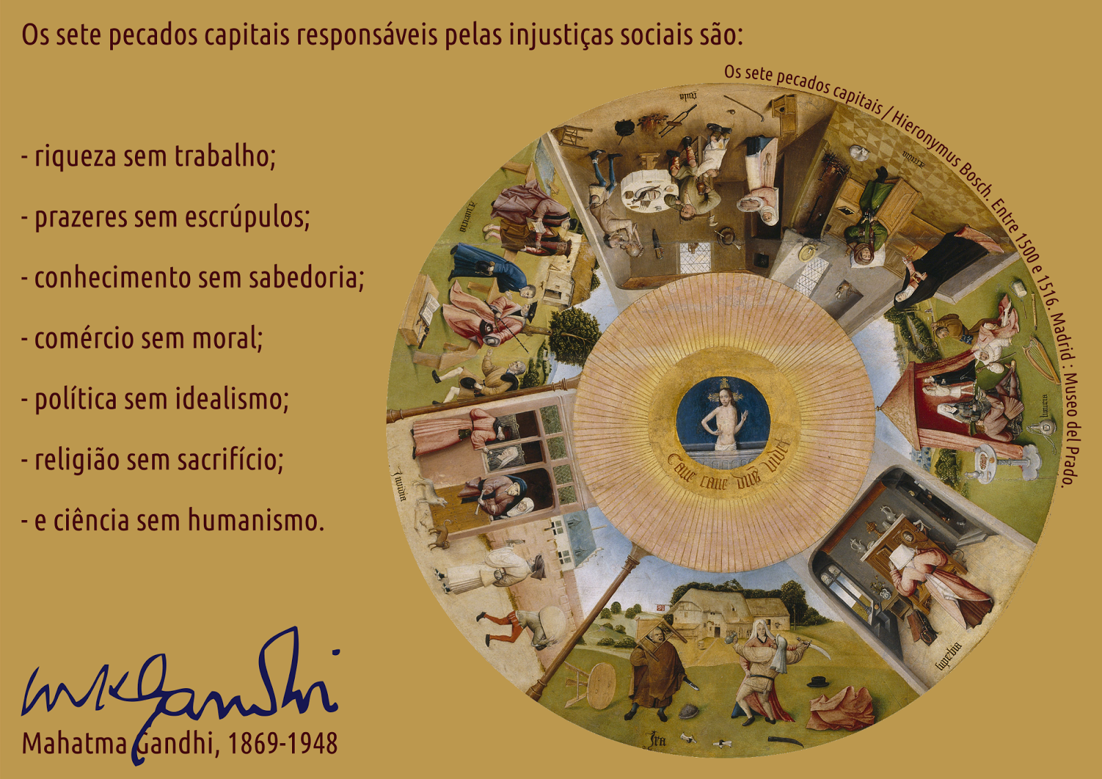 Um Dos Sete Pecados Capitais Apego Excessivo - NAZAEDU
