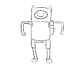 #18 Finn Coloring Page