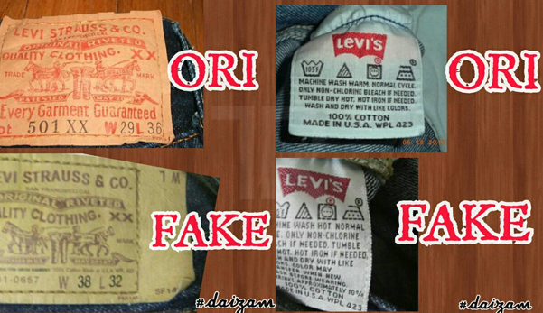 beza levis 501 dan 505