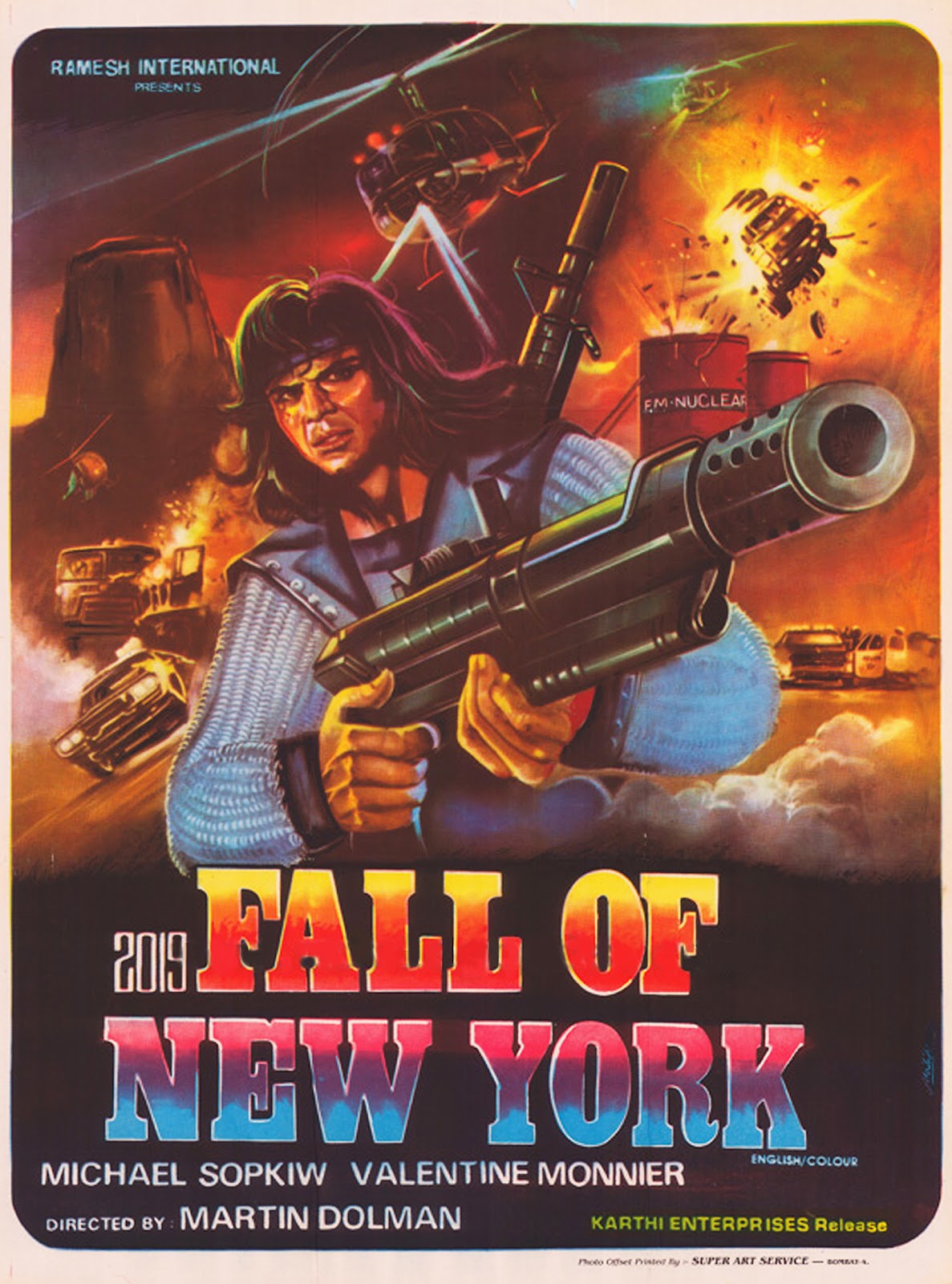 2019 After The Fall Of New York Futuro Finale 2088AD: 2019 After the fall of New York posters