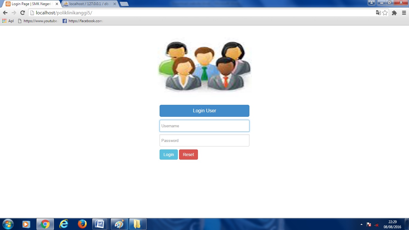 Download website gratis klinik (Login database) Ikhwan