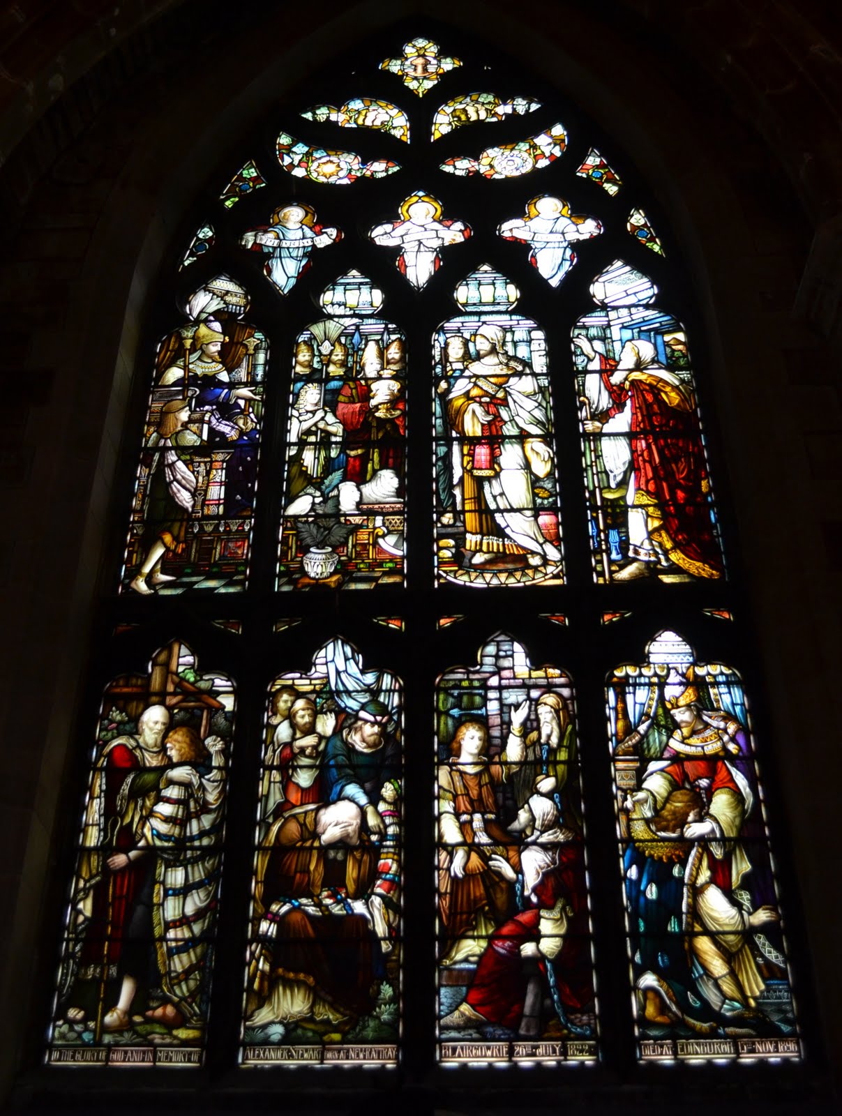Tour Scotland Tour Scotland Photographs Stained Glass Window St Giles