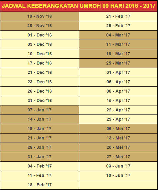 Paket Umroh Bulan Februari 2017 By Saudia Direct Jeddah