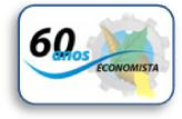 Logo comemorativa aos 60 anos de regulamentação da profissão de economista no Brasil