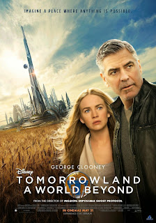 Tomorrowland Poster George Clooney and Britt Robertson