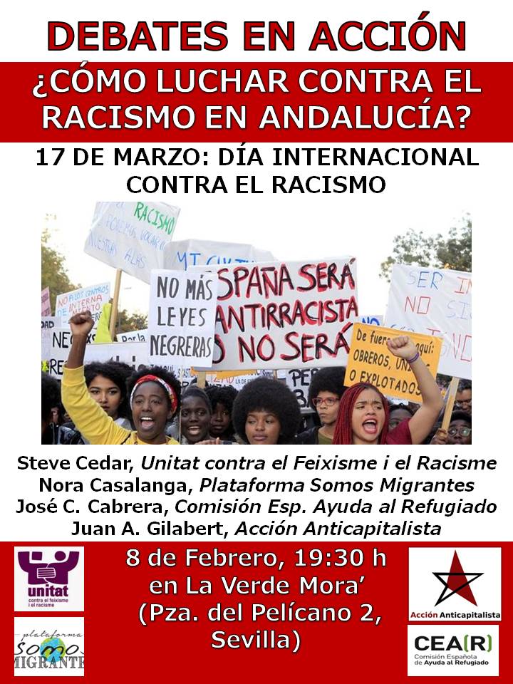 MESA REDONDA: ¿CÓMO LUCHAR CONTRA EL RACISMO EN ANDALUCÍA?