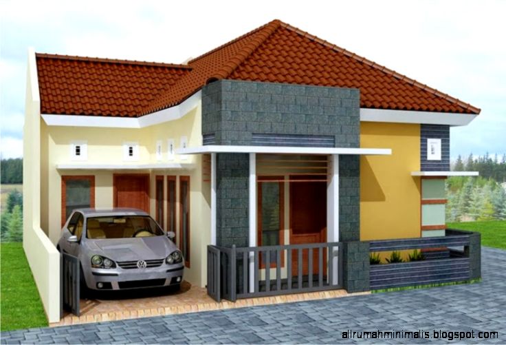 Ide Spesial Gambar Rumah Minimalis Sederhana Tapi Menawan