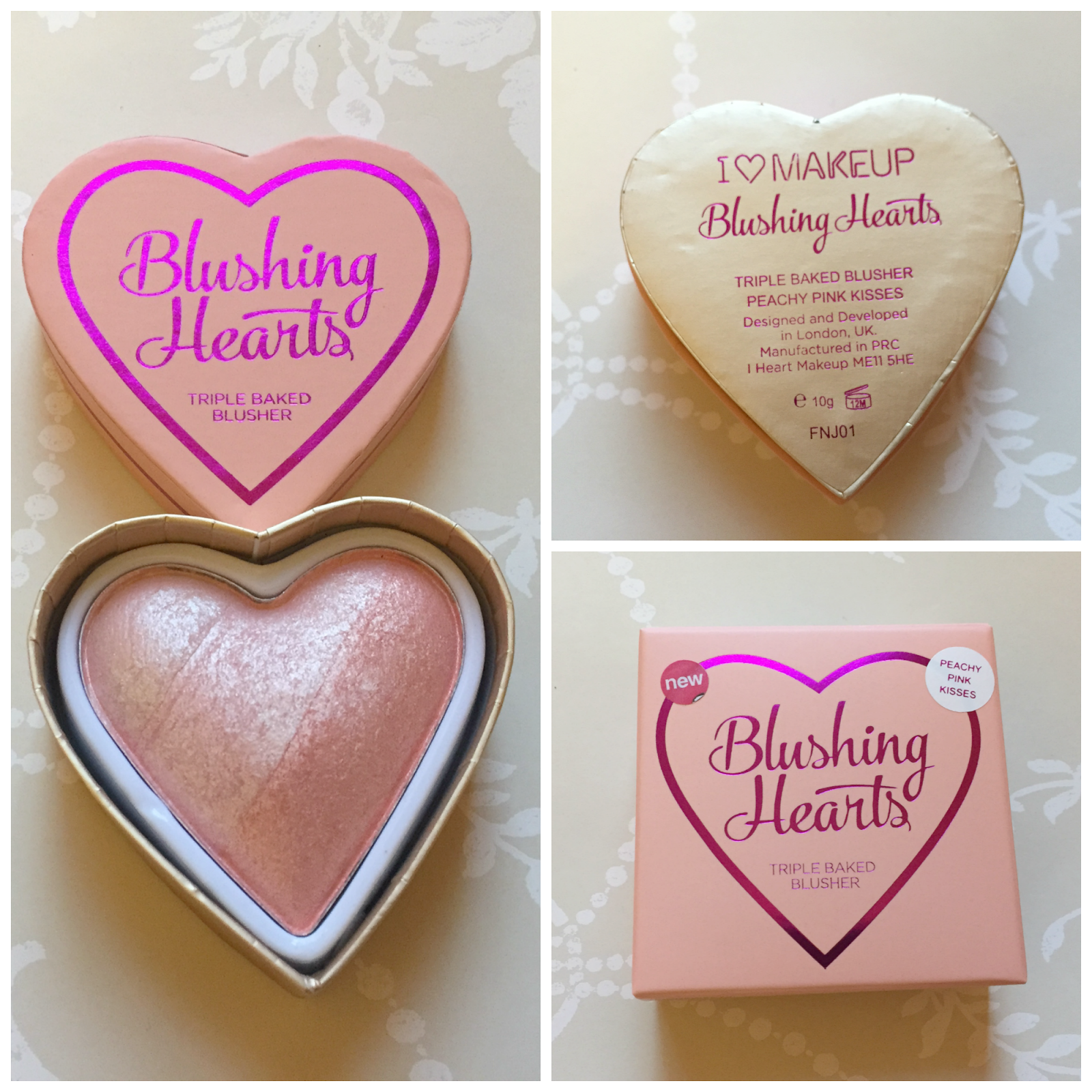 Emily Mace MAKEUP REVOLUTION BLUSHING HEARTS ♡ REVIEW