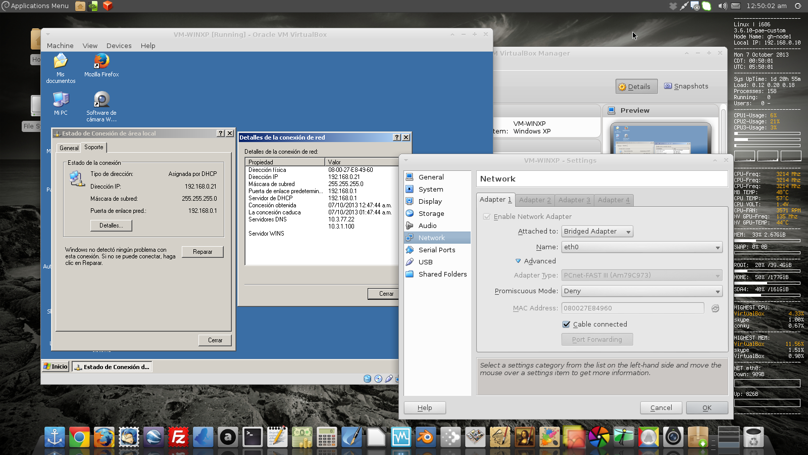 bridge virtualbox linux bridge virtualbox linux