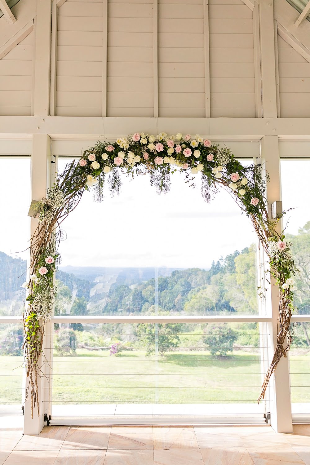 Dreamy Pink and Gold Outdoor Real Wedding