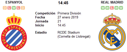 Espanyol vs Real Madrid en VIVO Espanyol vs Real Madrid en VIVO