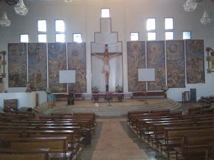 Inside Kohima cathedral.