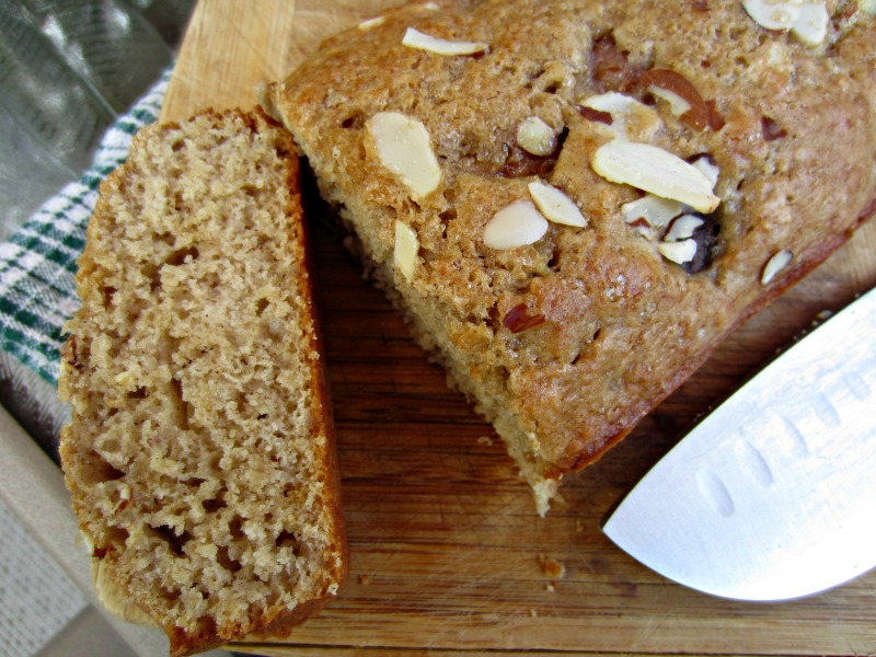 Fresh Fig and Almond Quick Bread