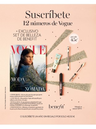 Maquillaje de Benefit - regalo con la revista Vogue