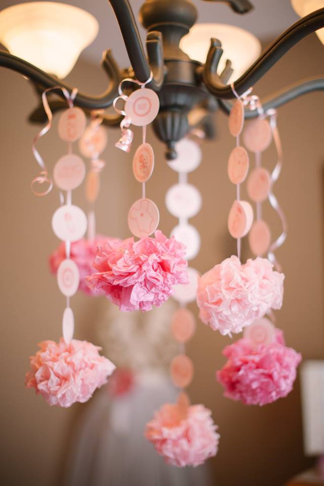 Tracys Treasures Baby Mobile Decoration for the Baby Shower