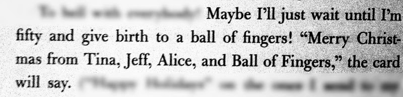 Ball of Fingers :: Tina Fey - Bossypants