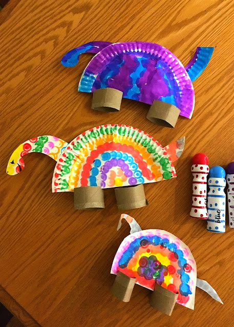 Toddler Approved!: Colorful Paper Plate Dinosaurs for Kids